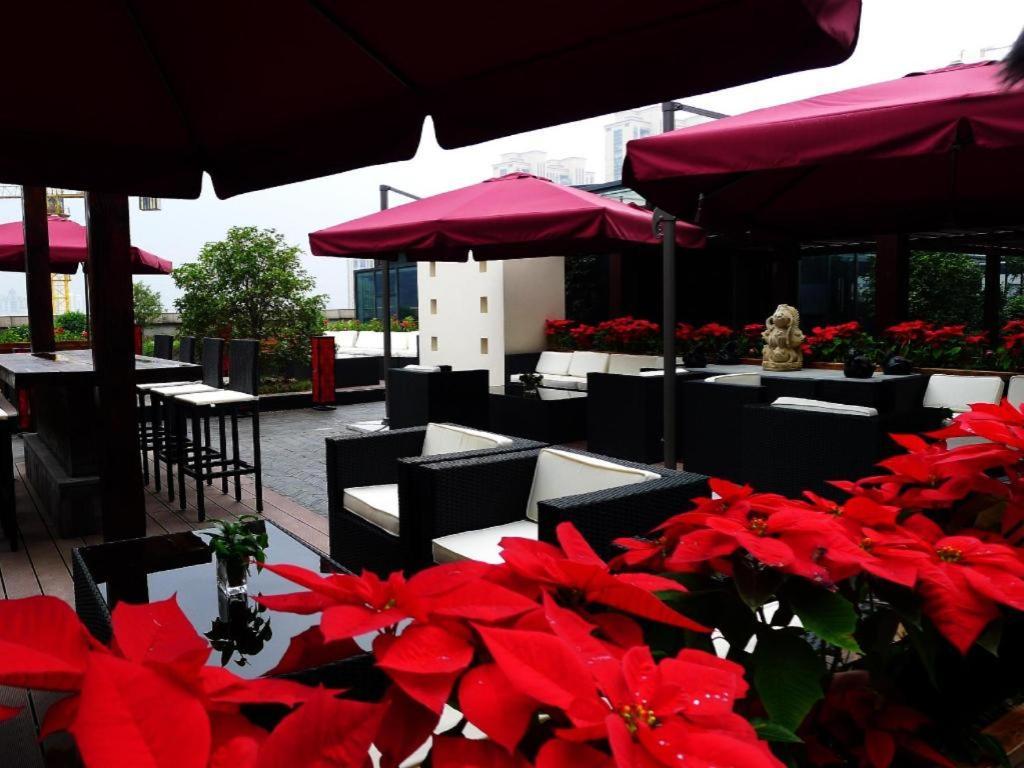 Ssaw Boutique Hotel Hangzhou Xiaoshan City Center Luaran gambar